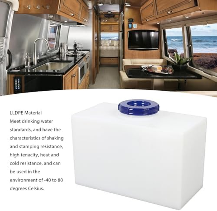 RV Water Holding Tank, 5 Gallons RV Water Storage Tank, RV Water Tank for Trailer Boat Yacht image number 1