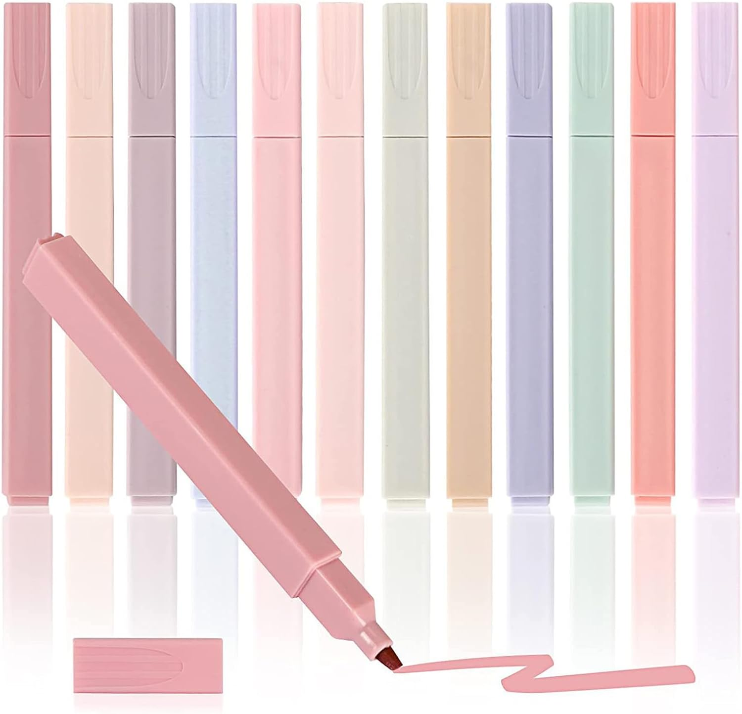 12 Vibrant Bible Highlighters,No-Bleed Pastel Shades for Gentle Scripture Marking. Perfect Highlighter Set for Study, Journaling, or Gifting&mdash;Faith-Friendly & Cute! image number 4