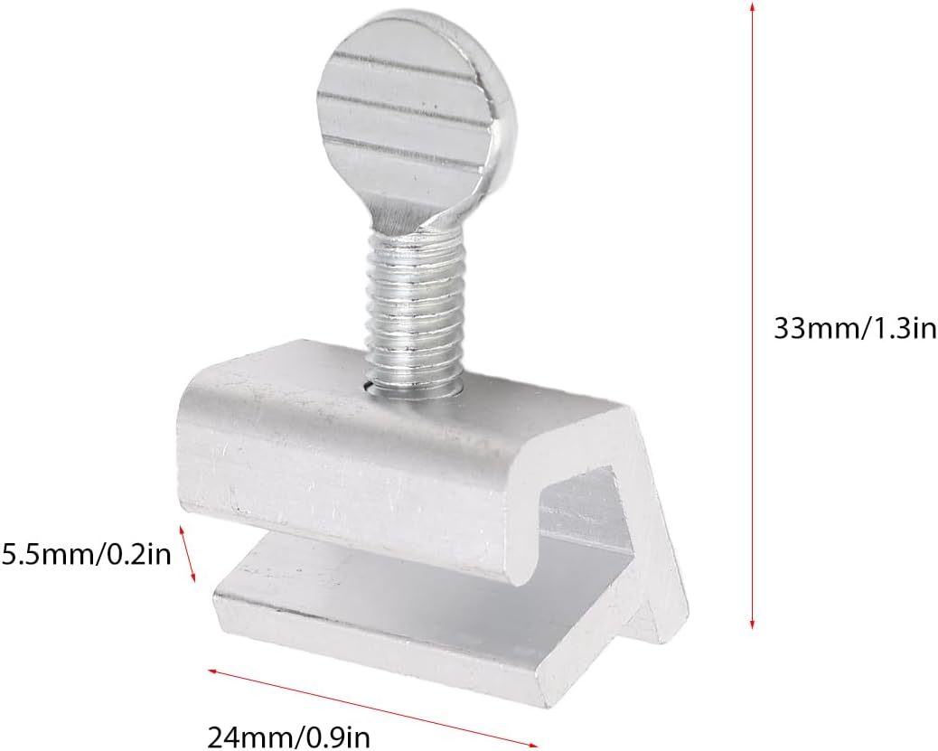Sliding Window Lock, 25PCS Aluminum Alloy Sliding Window Security Lock Vertical Horizontal Sliding Door Window Lock, Easy to Install Window Lock Stopper image number 6