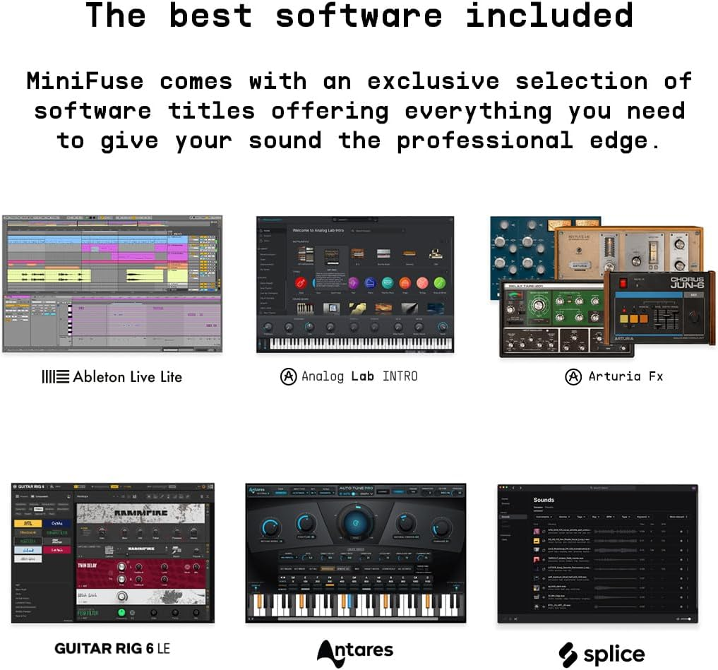 Arturia Minifuse 4 4 In/4 Out Inteface Black image number 4