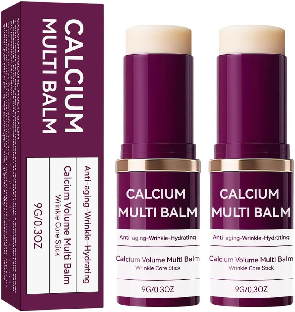Calcium Multi Balm, Korean Collagen Moisturing Stick, Calcium Volume Multi Balm, Wrinkle Core Stick, Anti-Aging, Sagging, Wrinkles image number 3