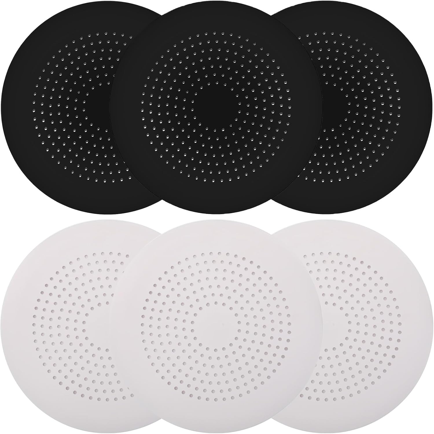 2-Pack Drain Hair Catcher Durable Silicone Hair Stopper Shower Drain Covers Shower Accessories Easy to Install and Clean Suit for Bathroom Bathtub and Kitchen