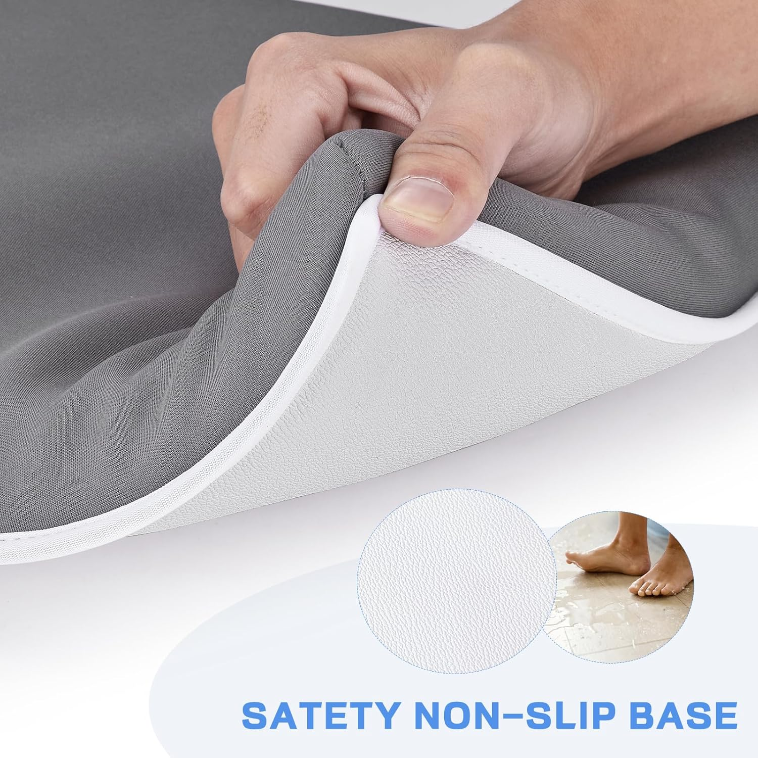 Baby Bath Kneeler and Elbow Rest Pad Set, Bathtub Kneeling Pad & Mat, Baby Accessories for Bath, Relieve Your Knees and Elbows image number 6