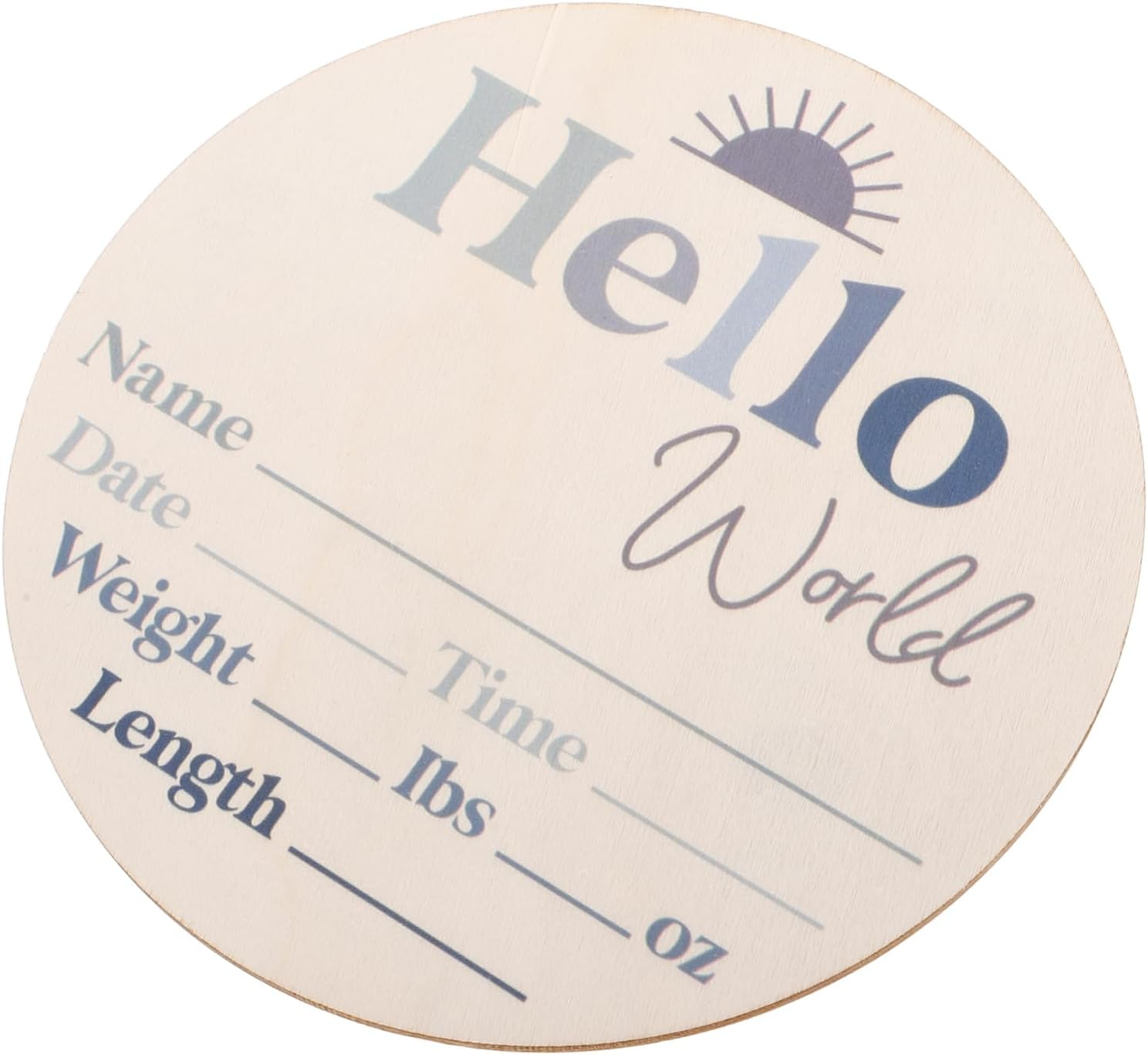 BESPORTBLE Growth Commemorative Girl Sign Newborn Milestone Birth Announcement for Nursery Decor image number 3