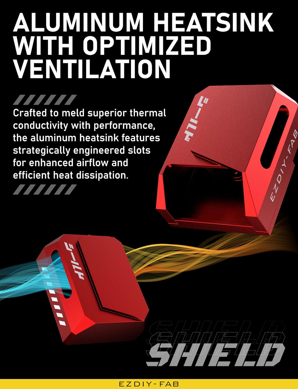 EZDIY-FAB Pcie 5.1 Adapter - 600W 12+4Pin, 16Pin 12VHPWR GPU Power Connector, 12V-2X6 GPU Adapter,180 Degree Right Angle - Compatible with RTX 3090Ti, 4070Ti, 4080, 4090 GPU- STD Type, Red, 1 Pack image number 3