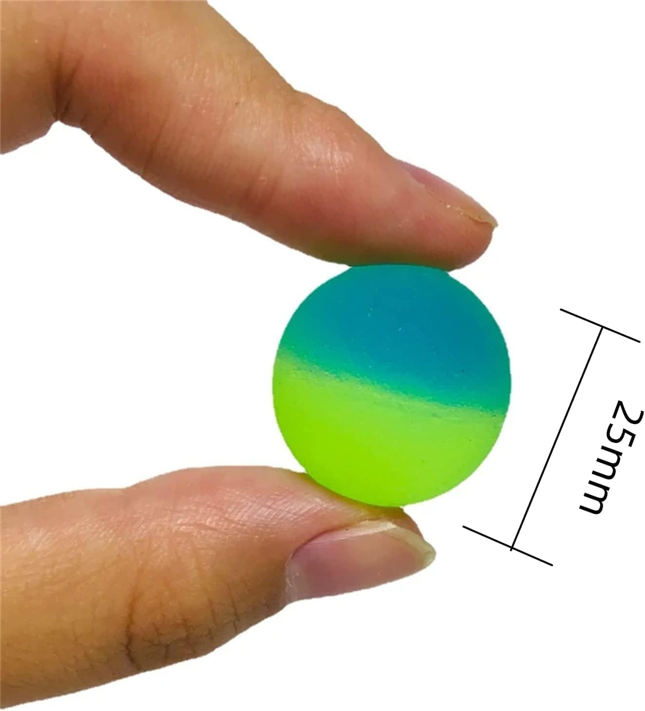 Bouncy Balls for Kids, Frosty Look and Extra-High Bounce Balls, Frozen Birthday Party Favors Goodie Bag Fillers Fun Assorted Colors, Set of 30