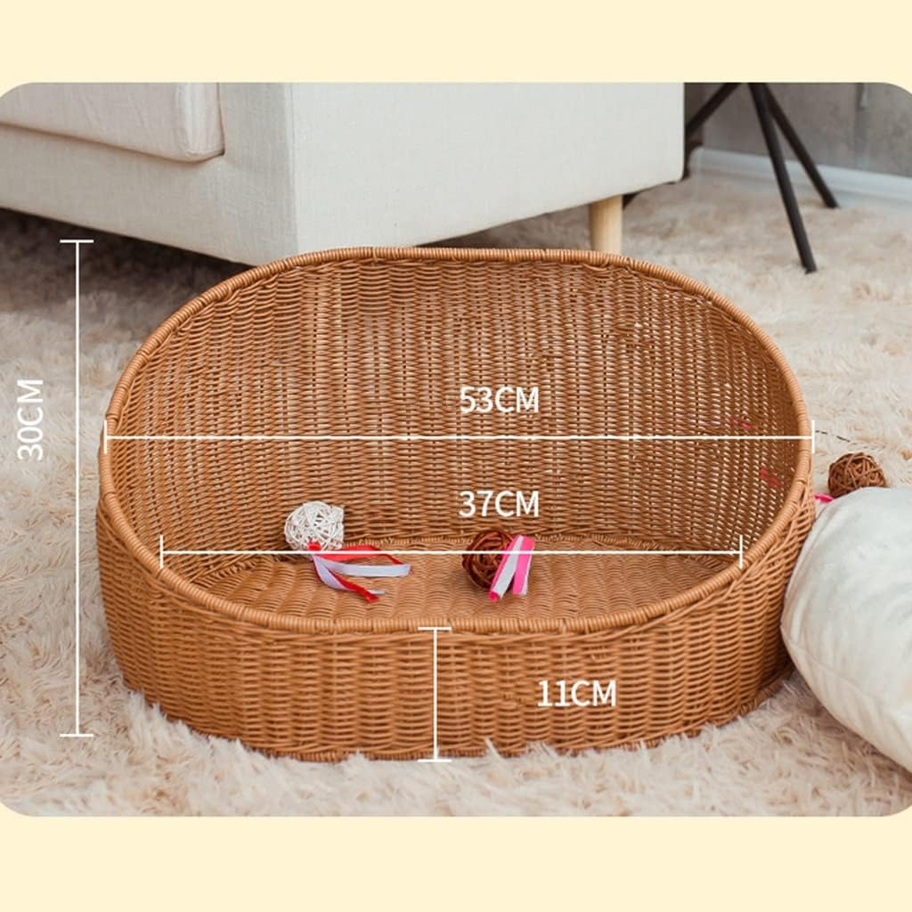 Rattan Cat House Summer Cat House Universal Dog House Cat Climbing Frame Indoor Pet House image number 5