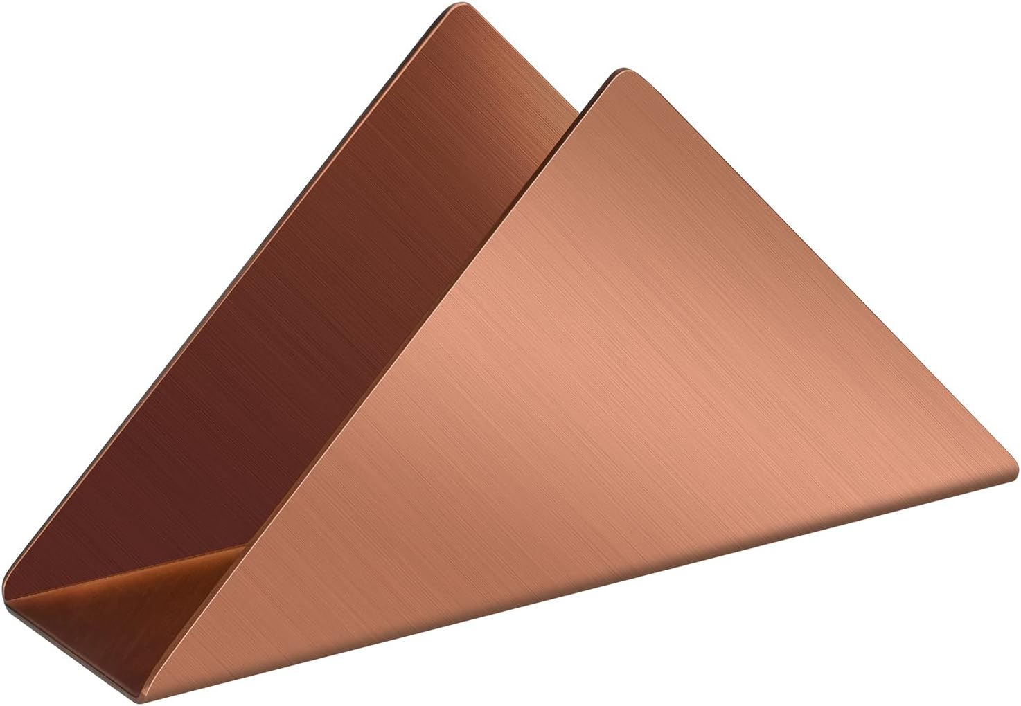 Lidwot Rose Gold Stainless Steel304# Napkin Holder for Table,Metal Standing Tissue Dispenser Organizer for Kitchen Dining Table,Cocktail Picnic Bar Napkins Holder,Upright Metal Napkin Dispenser. image number 3