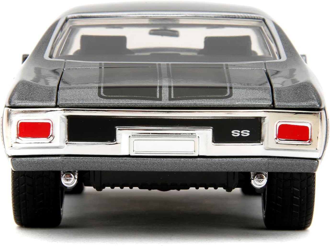 Fast & Furious 1:24 1970 Chevy Chevelle SS Die-Cast Car, Toys for Kids and Adults(Grey) image number 5