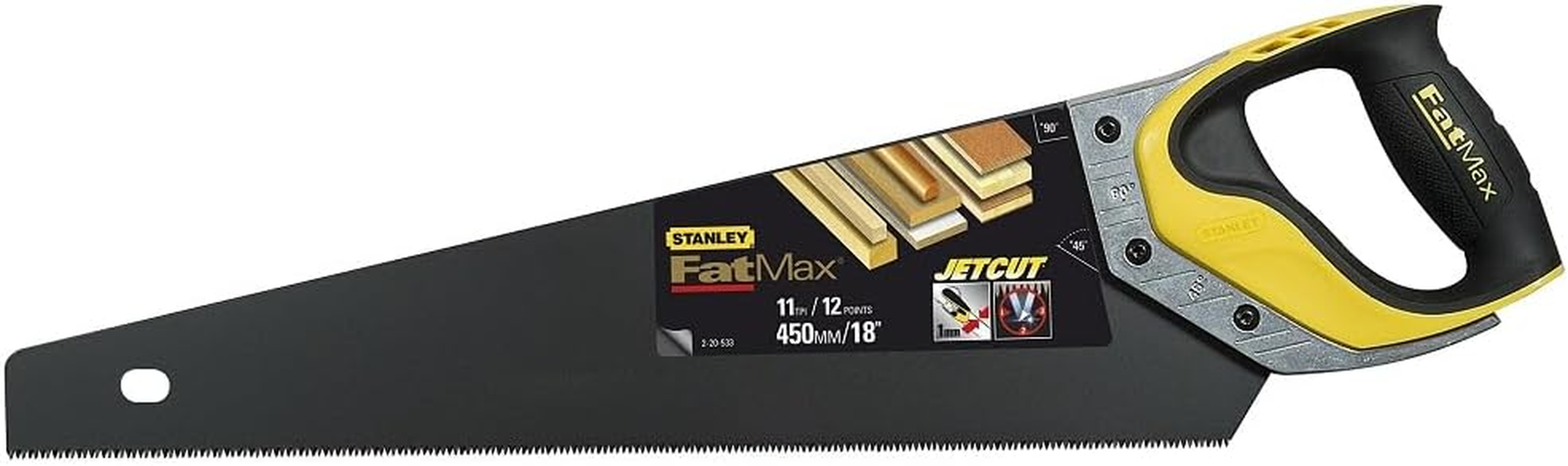 Stanley Handsaw Fine-Cut Blade Length 450 Mm - Blade Thickness 1 Mm - Teeth/Inches 11 image number 1