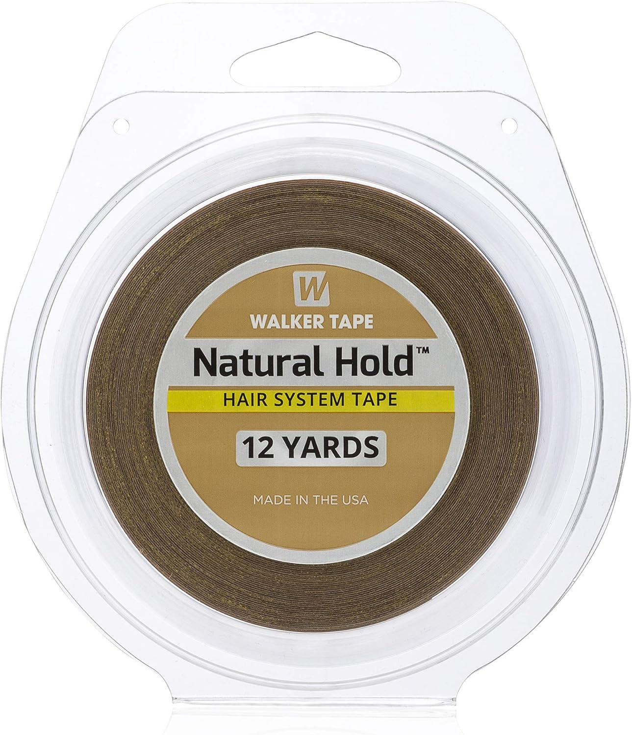 Natural Hold Tape 1" X 12 Yard Double Side Adhesive