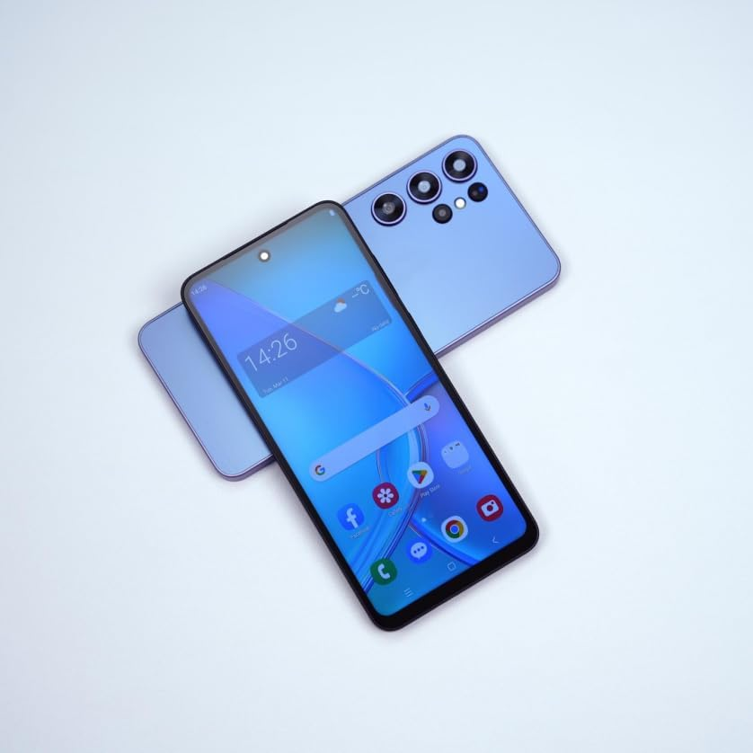 Aidekunlin Unlock Phone, 6.56 Inch Screen, 2G RAM and 64G ROM, Front and Rear Cameras, Support Dual SIM Card Frequency Band 3GWCDMA: 850/1700/1900/2100Mhz (300Purple) - Deep Purple image number 6