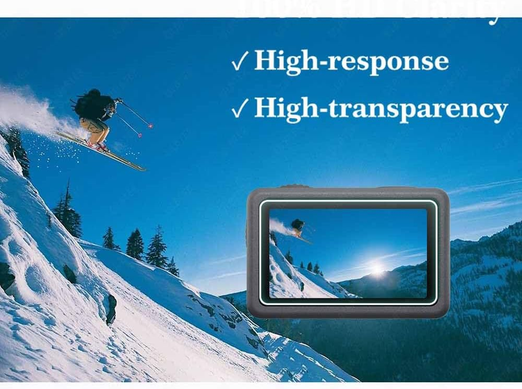 ULBTER Lens Screen Protector for DJI OSMO Action 6 Camera [9Pack], Tempered Glass Cover 9H Hardness Ultra-Clear Anti-Scrach Anti-Fingerprint Anti-Bubble image number 2