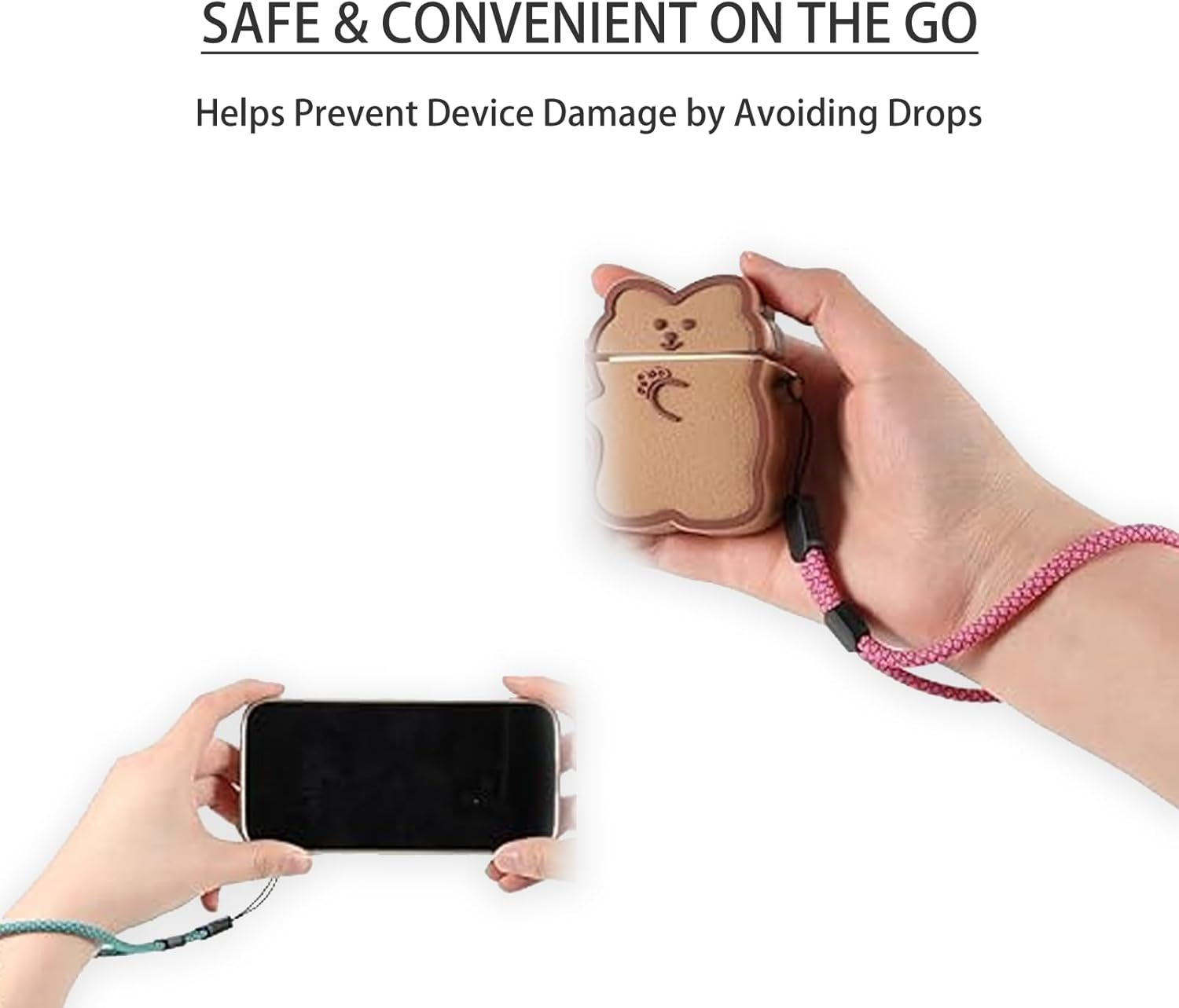 ONBPIY 8 Pack Colorful Wrist Straps Mobile Phone Lanyard Adjustable for Camera Keys USB Drive image number 1