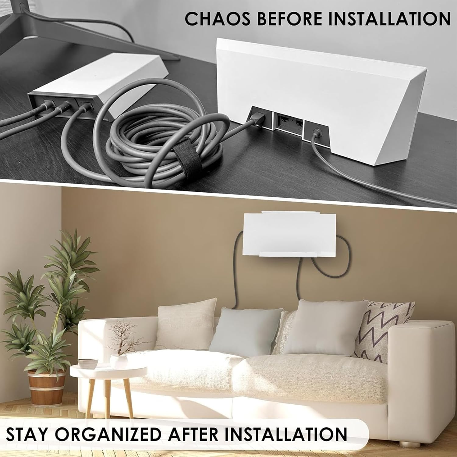 Gen 3 Mount, 2 in 1 Standard V3 Mesh Router Wall Mount, Internet Kit Satellite for Gen 3 Standard Router, Metal Router Mounting Kit for Home, RV, Boat image number 6