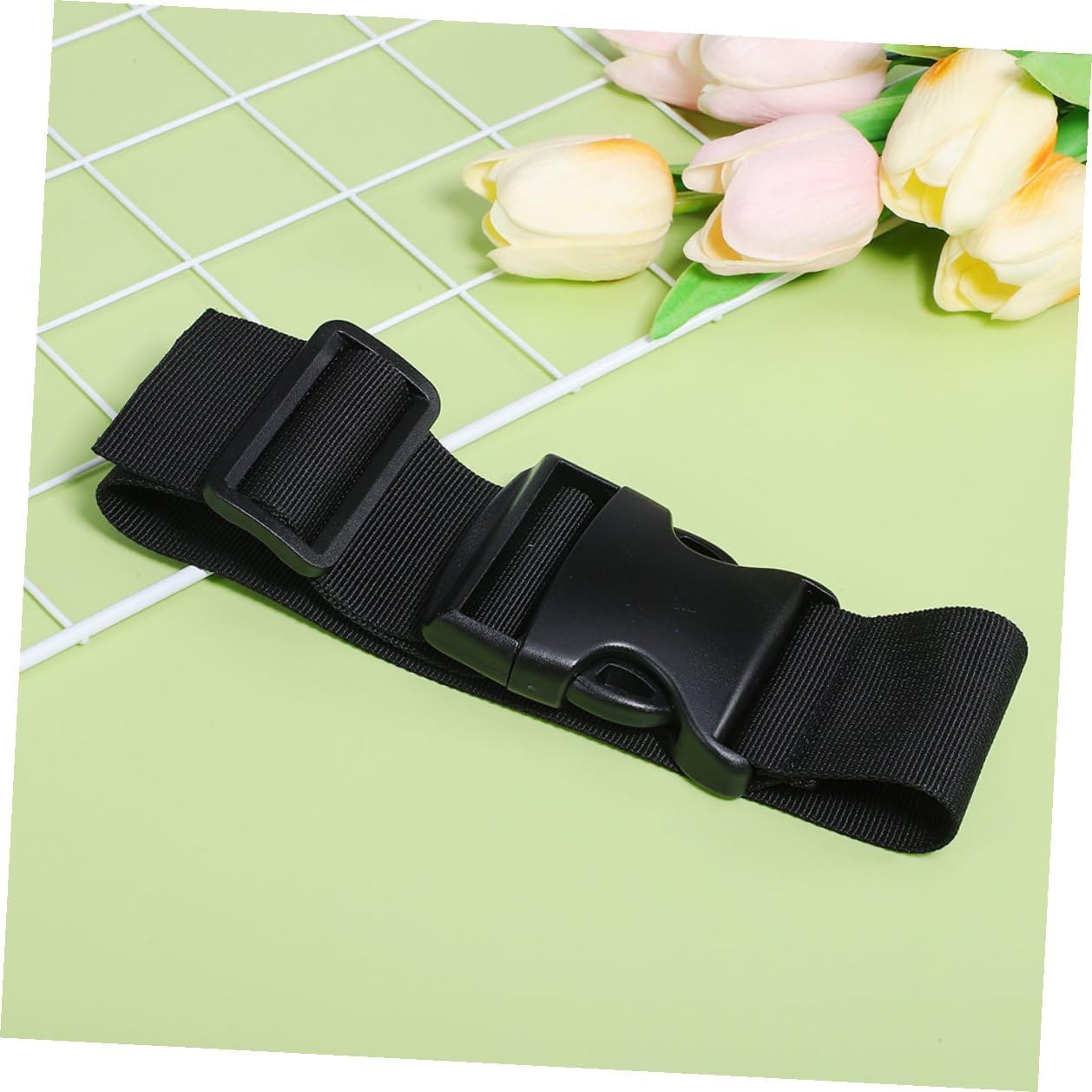 GARVALON 4Pcs Adjustable Nylon Buckle Straps Luggage Tie-Downs for Hiking Camping Travel Backpack Hook Strap Secure Lightweight Organizer image number 5