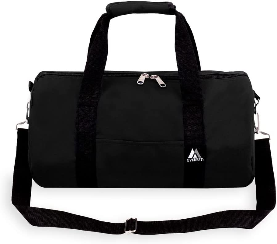 Everest 16-Inch round Duffel, Black, One Size, Black, One Size, 16-Inch round Duffel image number 4