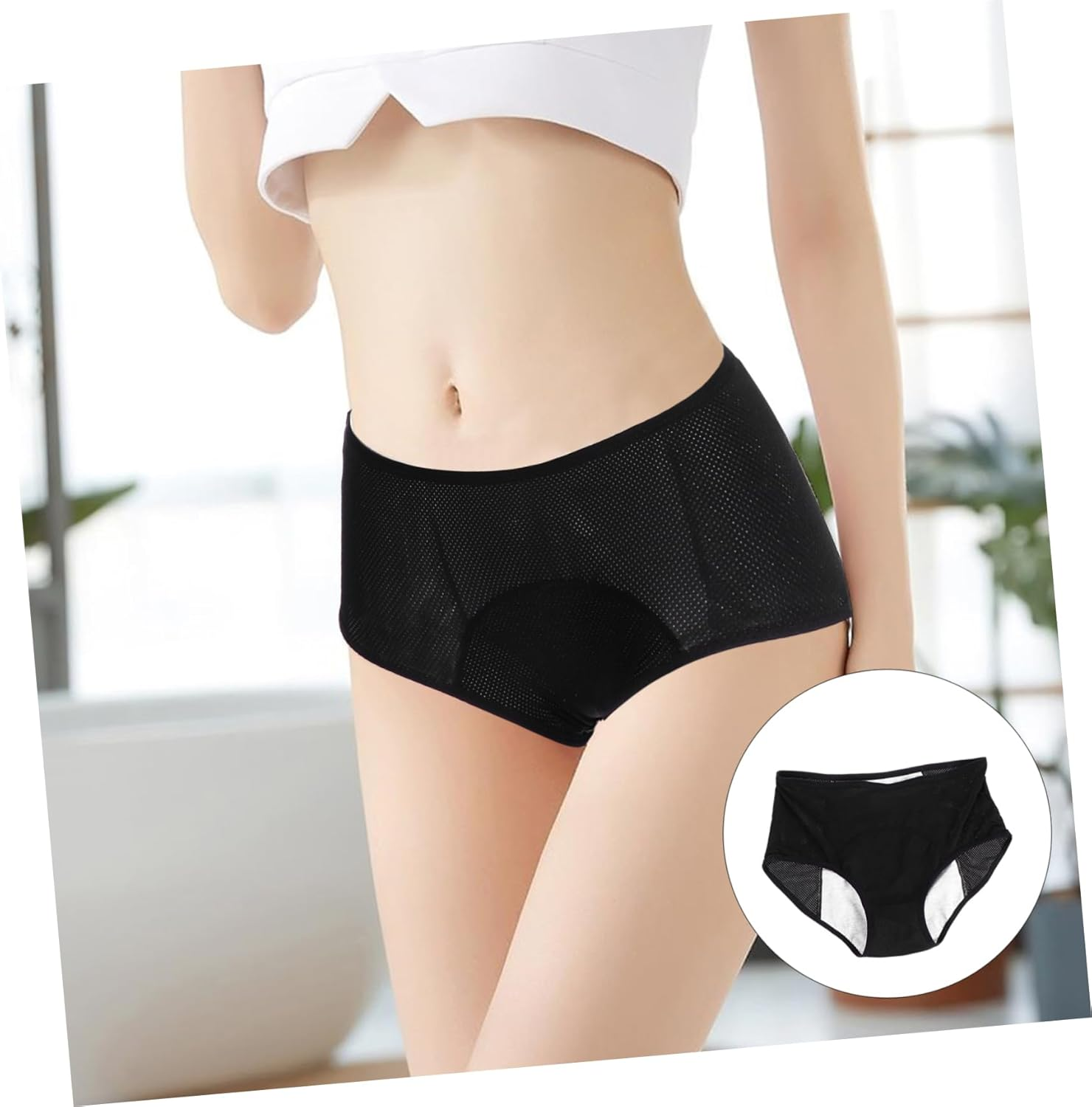 Menstrual Pants for Women Comfortable Leak Design Easy to Clean Menstruation Underpants Girlfriend Wife image number 4