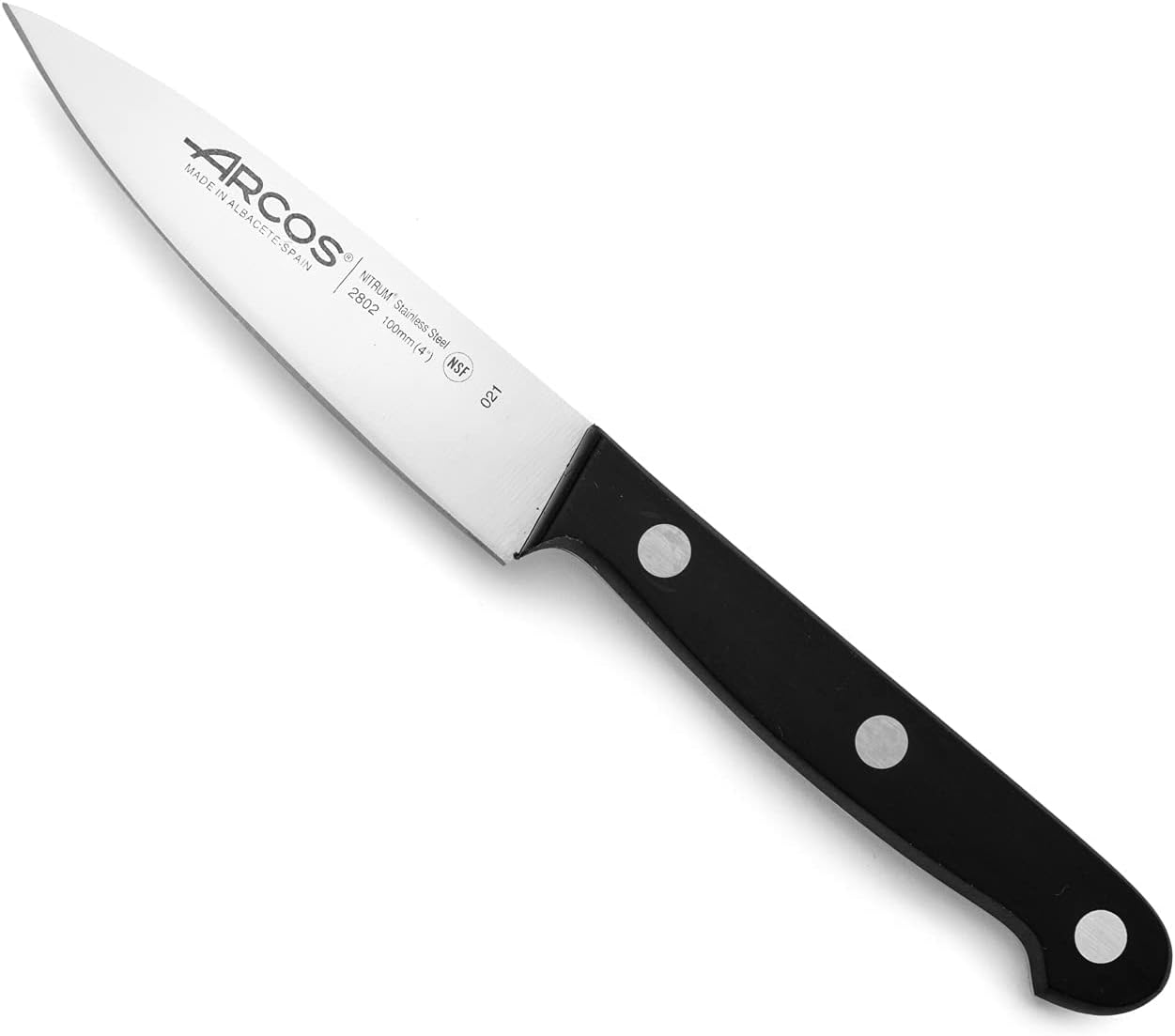 Arcos Universal Series - Chef'S Knife - Nitrile Stainless Steel Blade - 100 Mm - Handle Polyoxymethylene (POM) Colour Black, 12.5 X 5 X 5 Cm image number 1