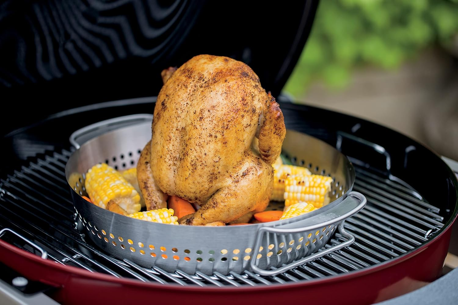 Weber Master-Touch 22" Charcoal Grill, Smoke - Ivory image number 7