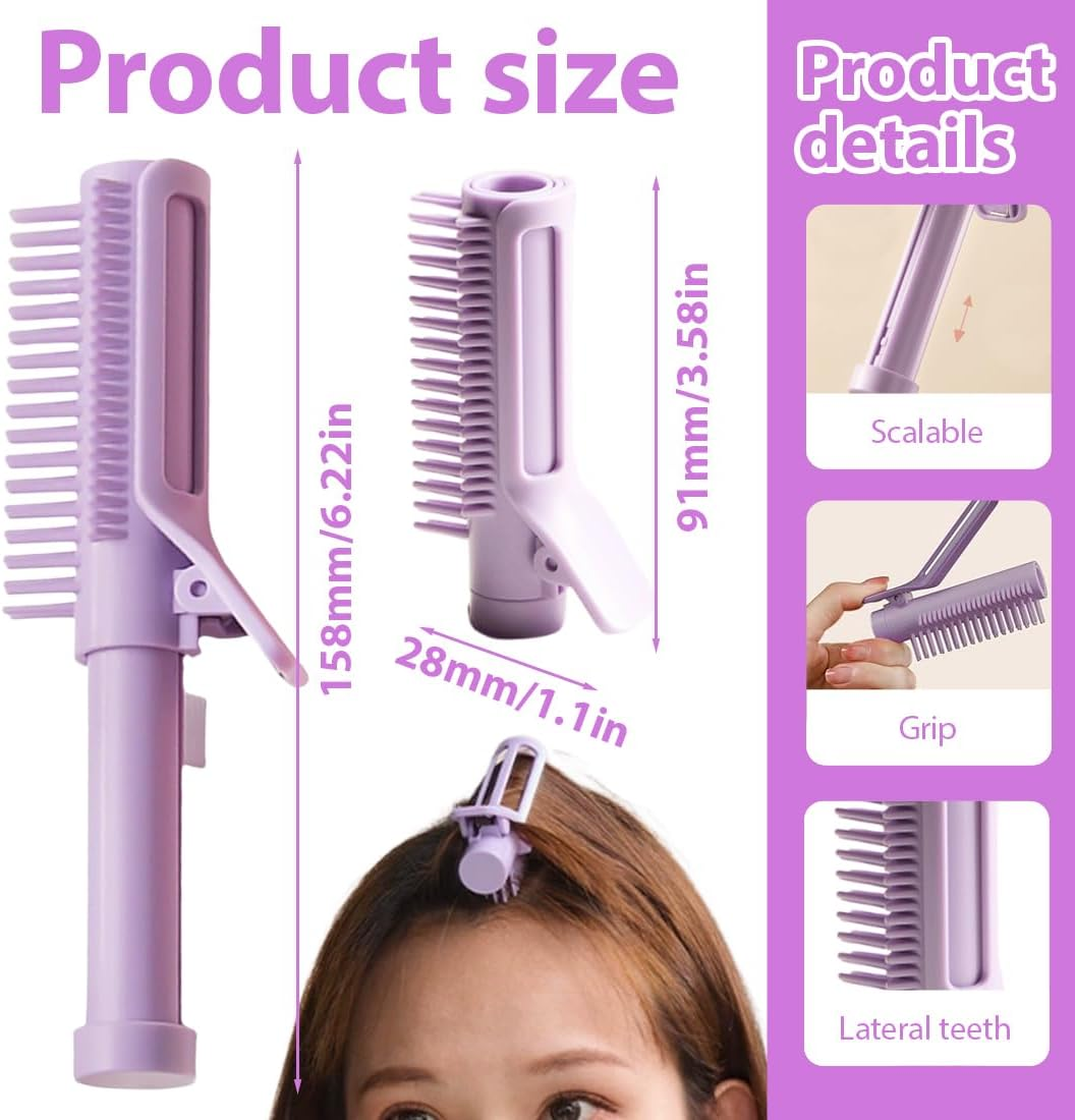NHQZ 2-In-1 Volume Clips, Volumising Hair Clips, Volume Clip for the Hairline, Hair Roots Lifting Clips for Fluffy Bangs and High Crown Hairstyle image number 2