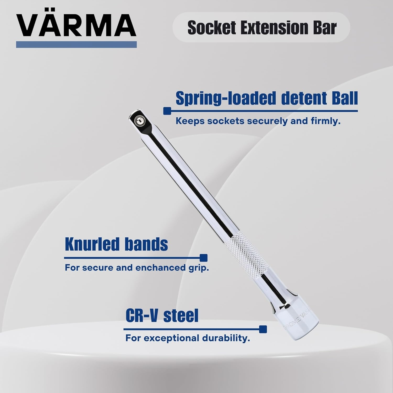 4-Piece 3/8 Inch Drive Socket Extension Bar Set (3&rdquo;, 6&rdquo;, 10&rdquo;, Universal Joint Socket Adapter), 3/8 Inch Drive Universal Joint Socket Adapter, Ideal for Automotive, DIY Use