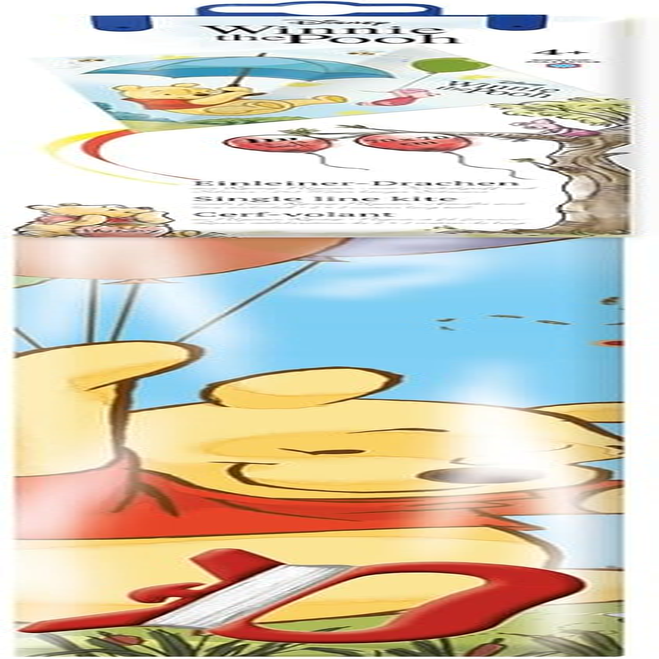 G&uuml;nther Flugspiele 30122 Winnie the Pooh and Classic Single Line Kite, Set of 2, Children'S Kite Made of Robust Ripstop Polyester, Outdoor Toy for Children from 4 Years image number 3