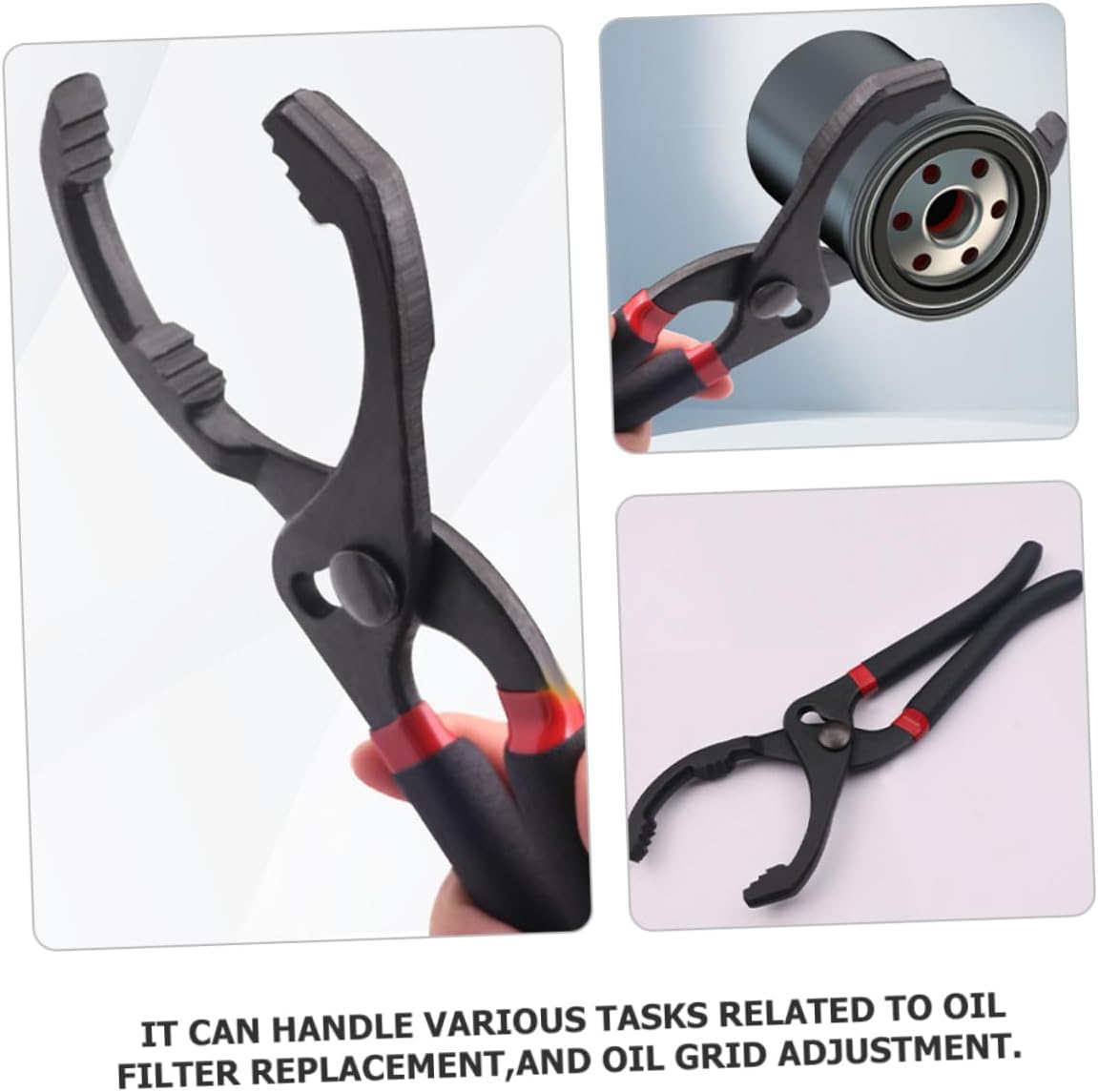 GETAJGHSD Oil Filter Wrench Tool Pliers for Automotive Maintenance Ergonomic Design for Changes Suitable for Cars and Trucks Versatile Removal Tool image number 2