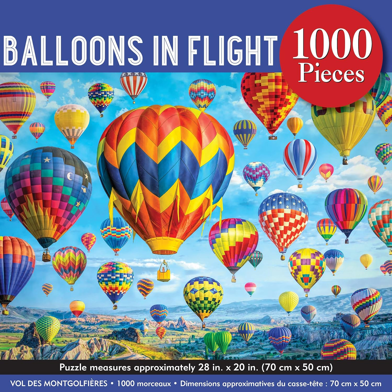 Balloons in Flight 1000 Piece Jigsaw Puzzle image number 1