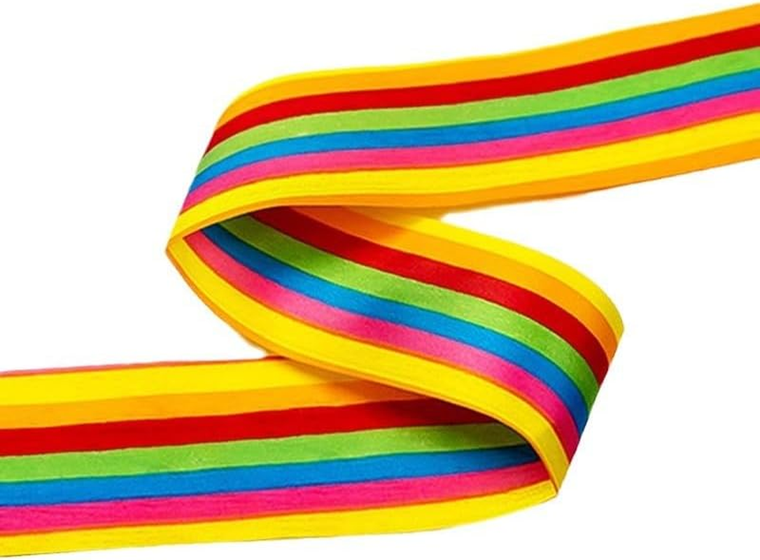 2Pcs Streamers Sticks Ribbon Streamers Gym Ribbons Dance Rainbow Ribbon Rhythm Ribbon Rhythmic Gymnastics Ribbons Twirling Wands for Wedding Birthday Party image number 5