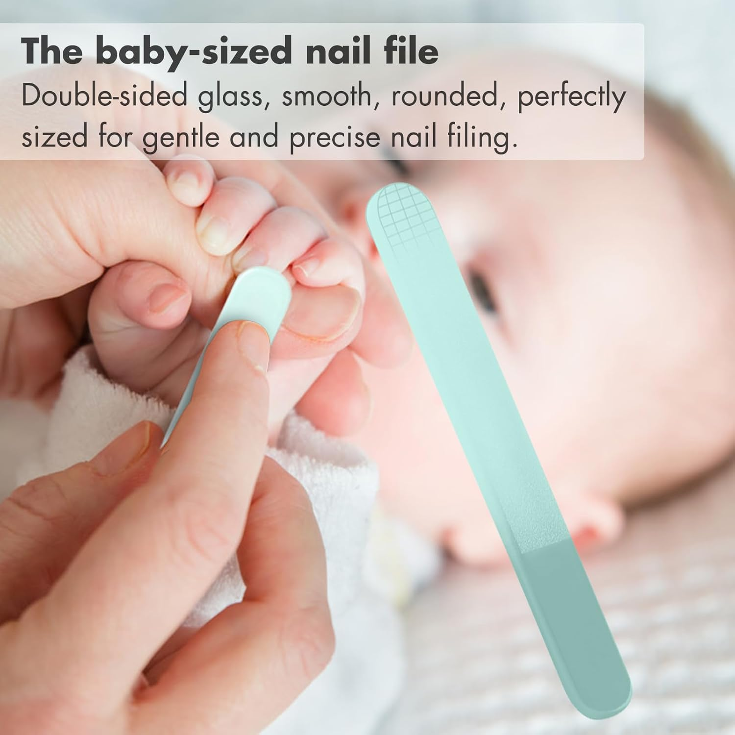 YIVEKO Baby Nail Kit, 4-In-1 Baby Nail Care Set with Cute Case, Baby Nail Clipper, Scissor, Nail File & Tweezer, Baby Manicure Kit and Pedicure Kit for Newborn, Infant, Toddler, Kids-Owl Green