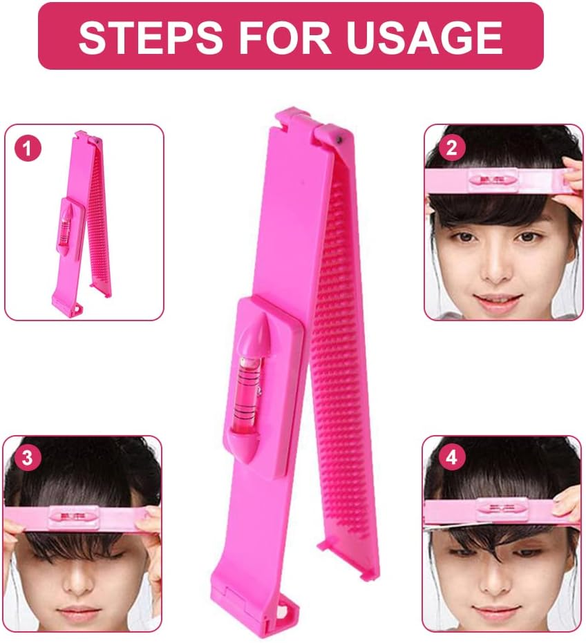 Hair Cutting Aid Clip Advanced Hairdressing Assistant with Clip, DIY Home Trimmer Styling for Layered Bangs, Coils, Double Trim image number 6