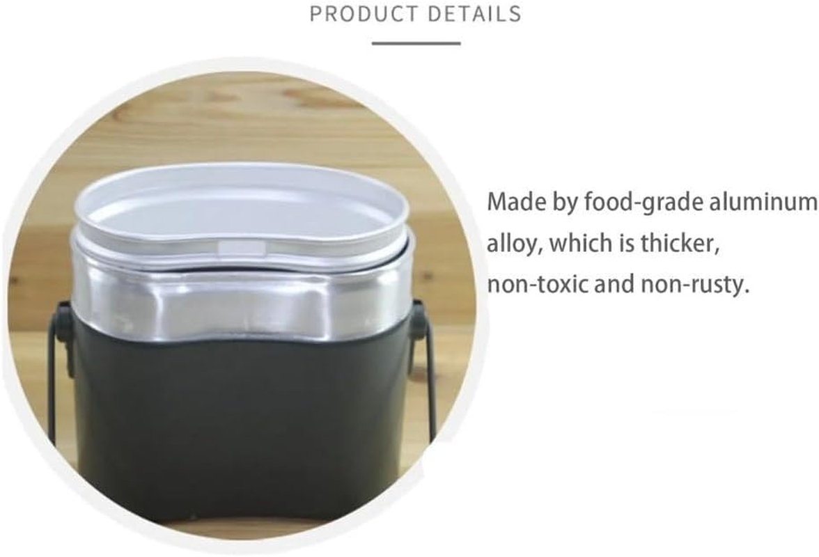 Outdoor Portable Cookware Set for Camping & Hiking - Army Mess Kit, Military-Grade Cooking Gear image number 5