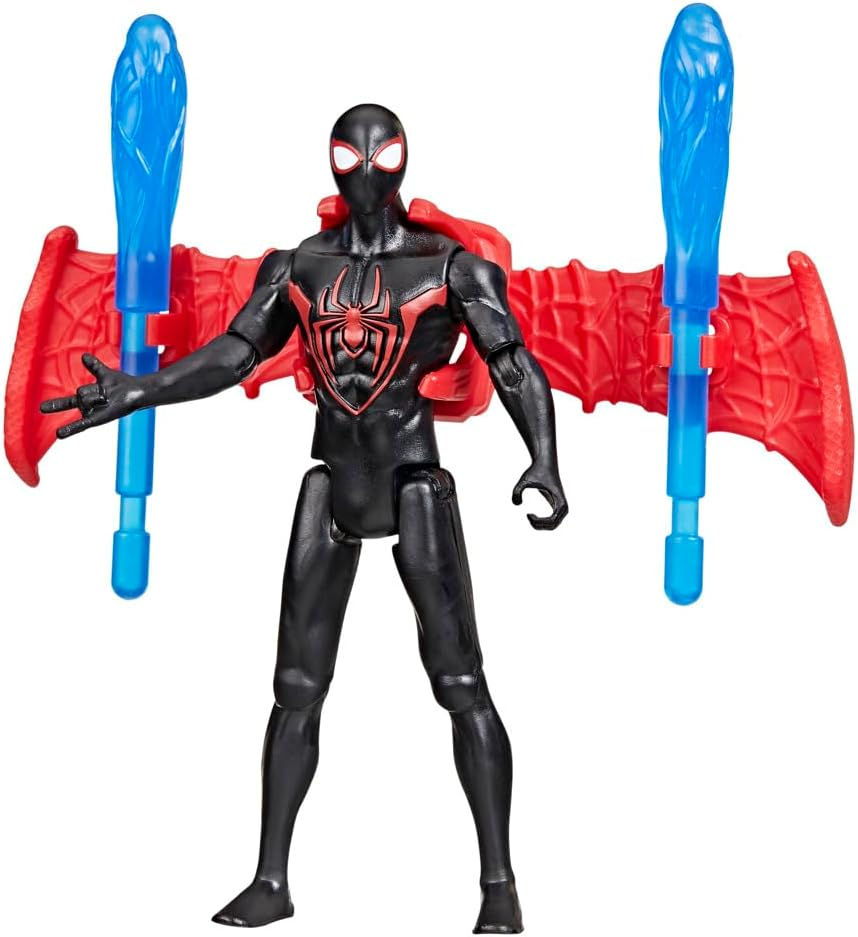 Marvel Spider-Man Venomversus Epic World of Action Miles Morales Remix Blast Racer 4-Inch (10 CM) Figure & Toy Car, Accessories, Super Hero Toys, 4+ image number 3