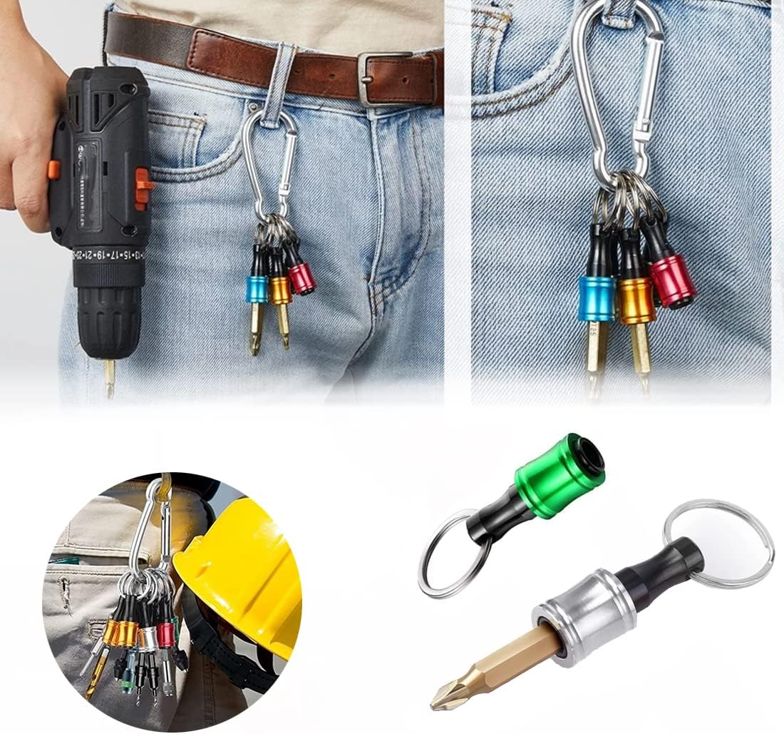 Seonfook Screwdriver Bits Holder Keychain Extension Bar