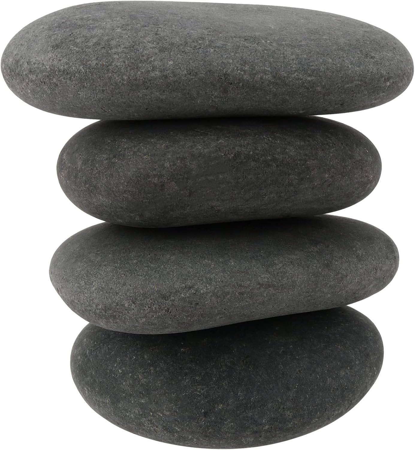 JEUIHAU 50 PCS 1.2-2 Inches Painting Rocks, Natural River Stones for Family Time, Crafting, Arts, Kindness, DIY, Party Decoration - Smooth Flat Gray Craft Stones image number 3