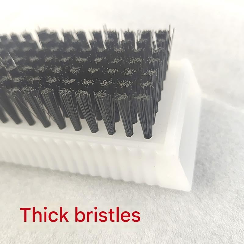 2PCS Nail Brush Two-Sided Nail Brush Non-Disposable Sterile Hand Scrubber with Nail Cleaner Hand and Nail Cleaning Brush (White, One Size) image number 4