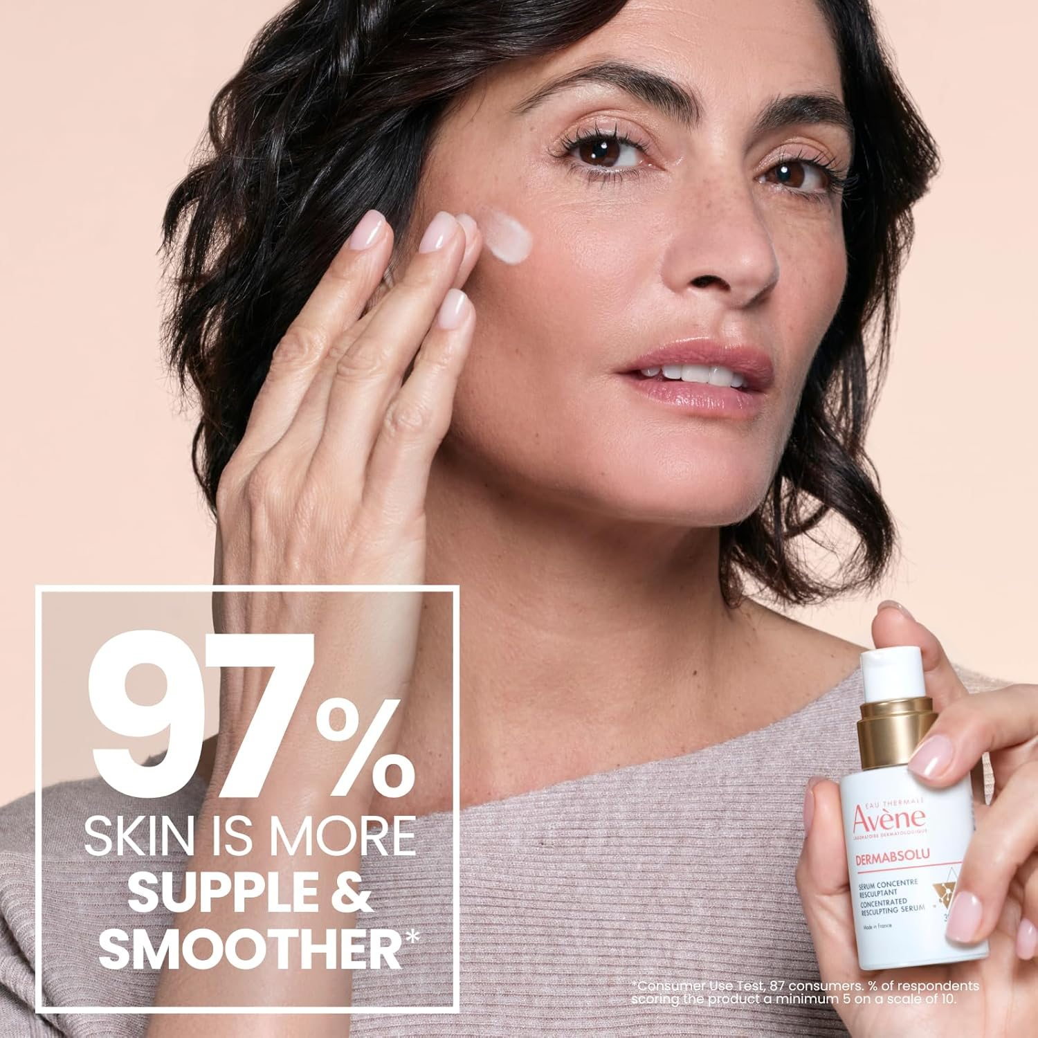 Eau Thermale Av&egrave;ne Dermabsolu Concentrated Reshaping Serum 30Ml, Boosts Skin Radiance, Defines the Contours of the Face and Firms the Skin image number 4