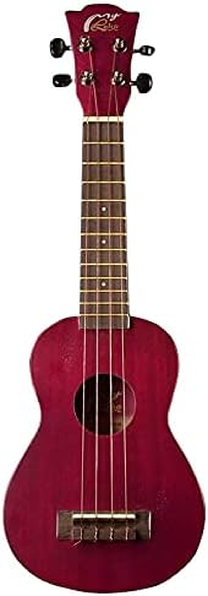 Leho Soprano Ukulele MLUS-146MHR W/Aquila Hawaiian Rose (Light Pink)
