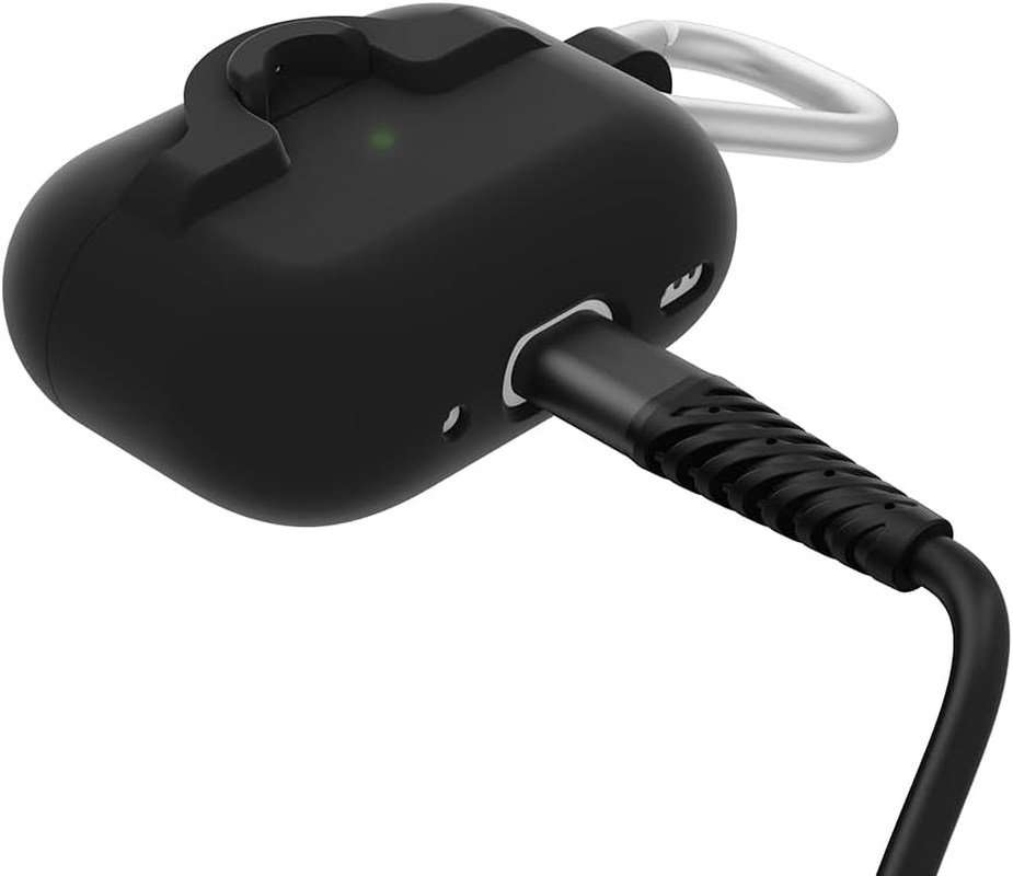 Otterbox Soft Touch Headphone Case for Airpods Pro (1St Gen / 2Nd Gen) and Airpods Pro 2 Shockproof, Drop Proof, Ultra-Slim, Scratch and Scuff Protective Case for Apple Airpods, Black - Black image number 3