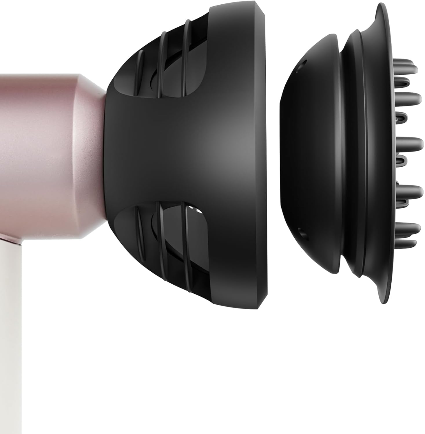 PUREGUST Wave Curl Diffuser for Dyson Hair Dryer Attachment, Dome or Diffuse Modes for Dyson Supersonic, for Nural HD16 HD15 HD12 HD08 HD04 HD03 HD02 to Enhance Curl and Control Wavy