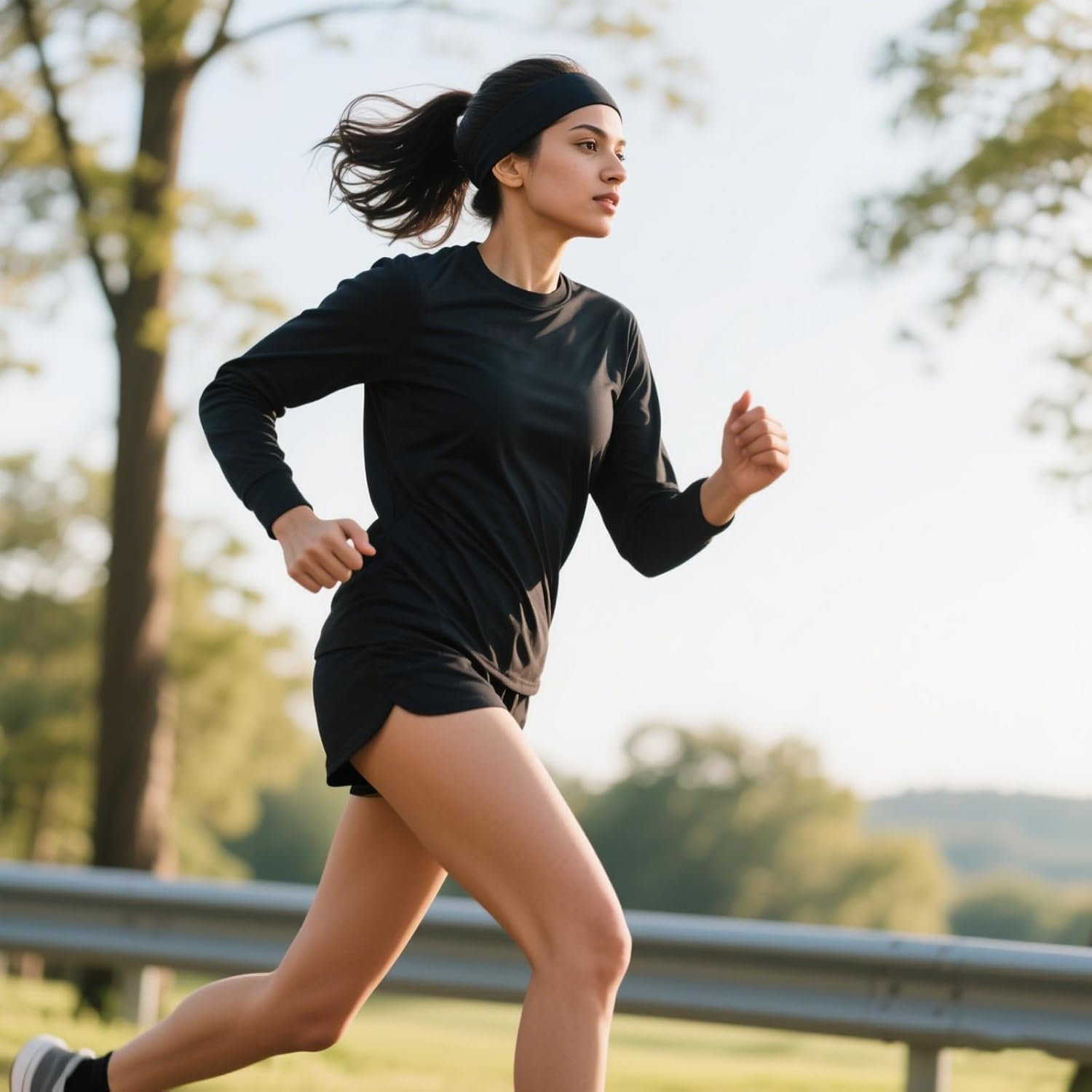 Zcbzbn 8 Pieces Women'S Headbands, Non-Slip Sports Headbands, Elastic Hair Bands, Knitted Women'S Hair Elastics, Fashion Hair Accessories, Yoga Running Fitness Helmet Bands image number 1