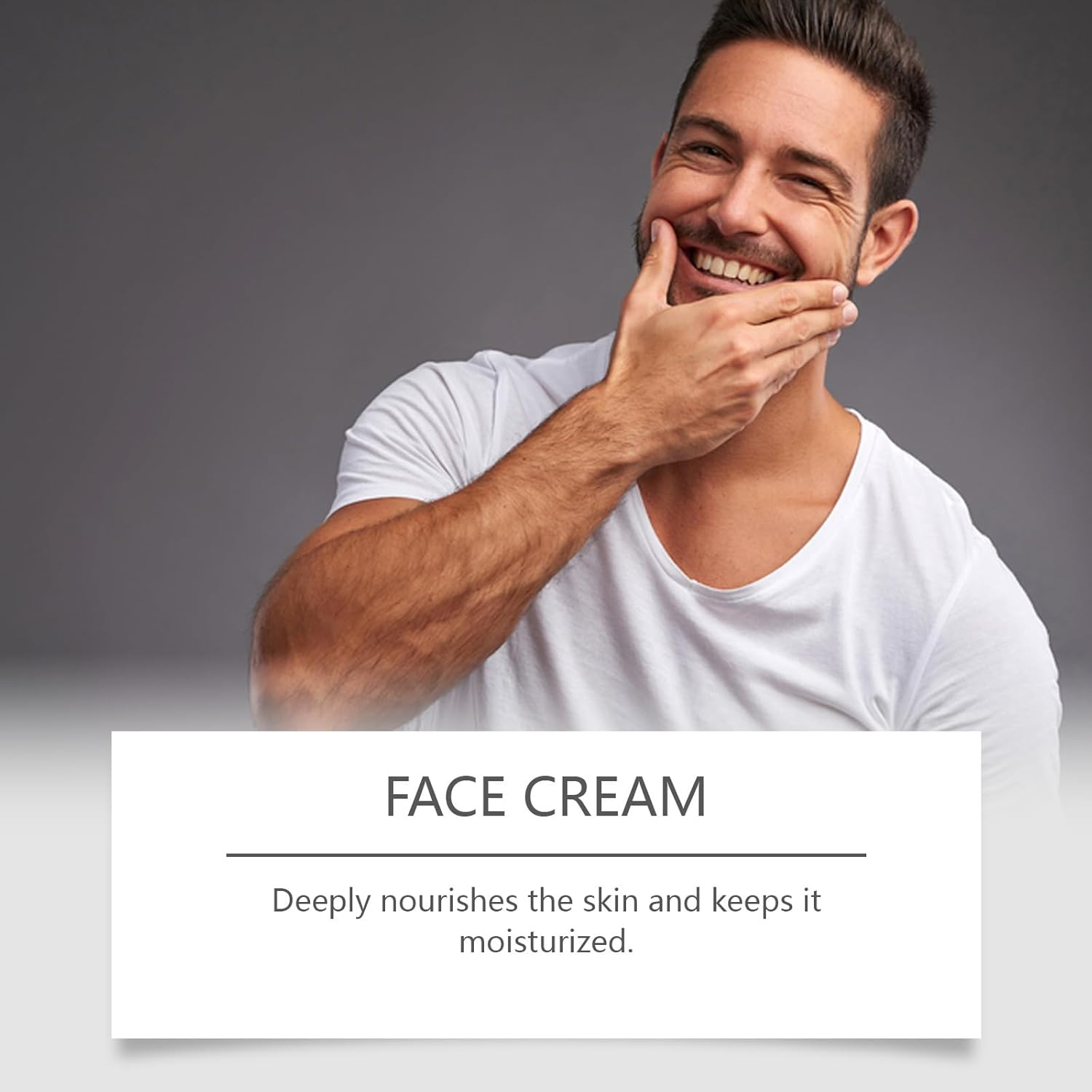 6-In-1 Men&rsquo;S Face Cream Anti-Aging Moisturizer Reduces Wrinkles, Dark Spots, Eye Bags, Dark Circles & Puffiness. Anti-Aging Moisturizer, Reduces Wrinklessoothes, Suitable for Day and Night Use (5PCS) image number 3