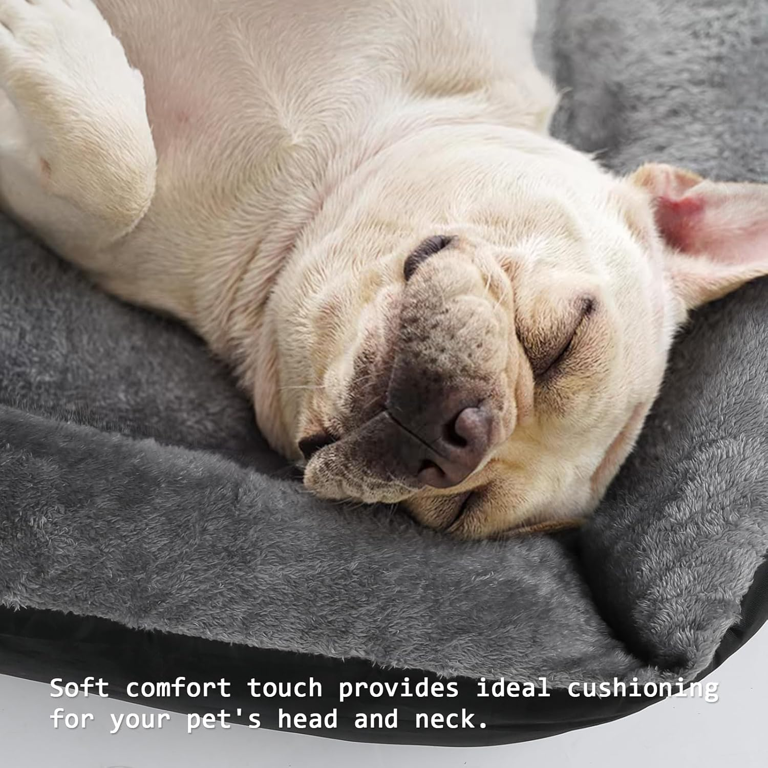 Dog Bed, Orthopedic Small Dog Bed with Sides, Washable Dog Beds for Small Dogs, Comfortable and Breathable Soft Cotton Small Dog Couch Pet Bed image number 2