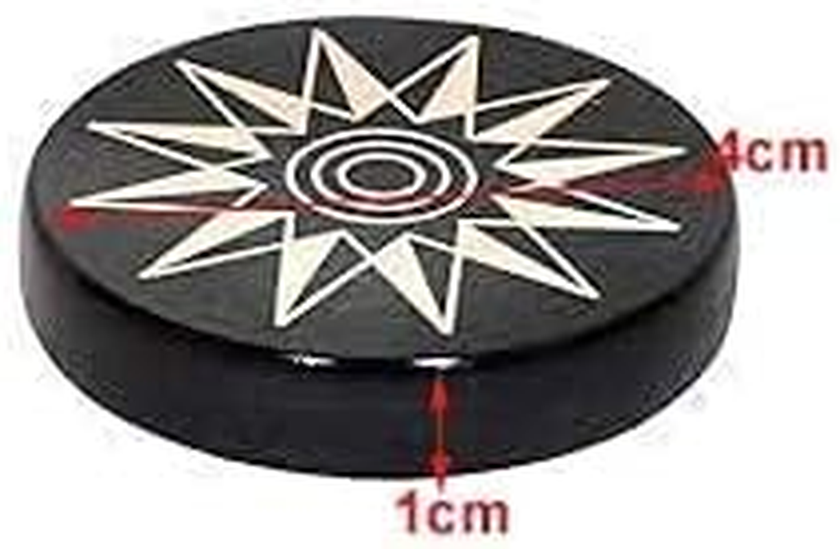 Cradle2Crickettm Standard Size Carrom Tournament Striker Combo with Smooth Surface and Excellent Re-Bounce image number 1