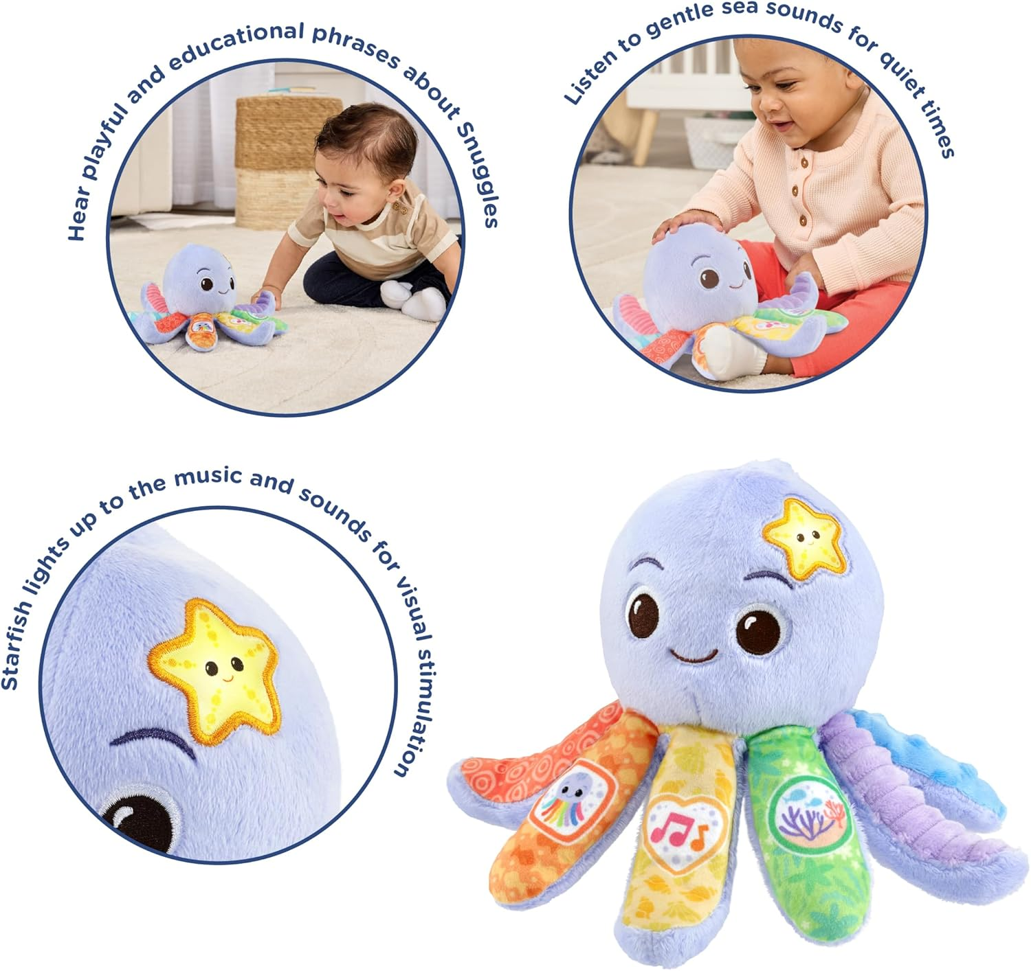 Vtech Baby Snuggles the Octopus 577903 image number 4