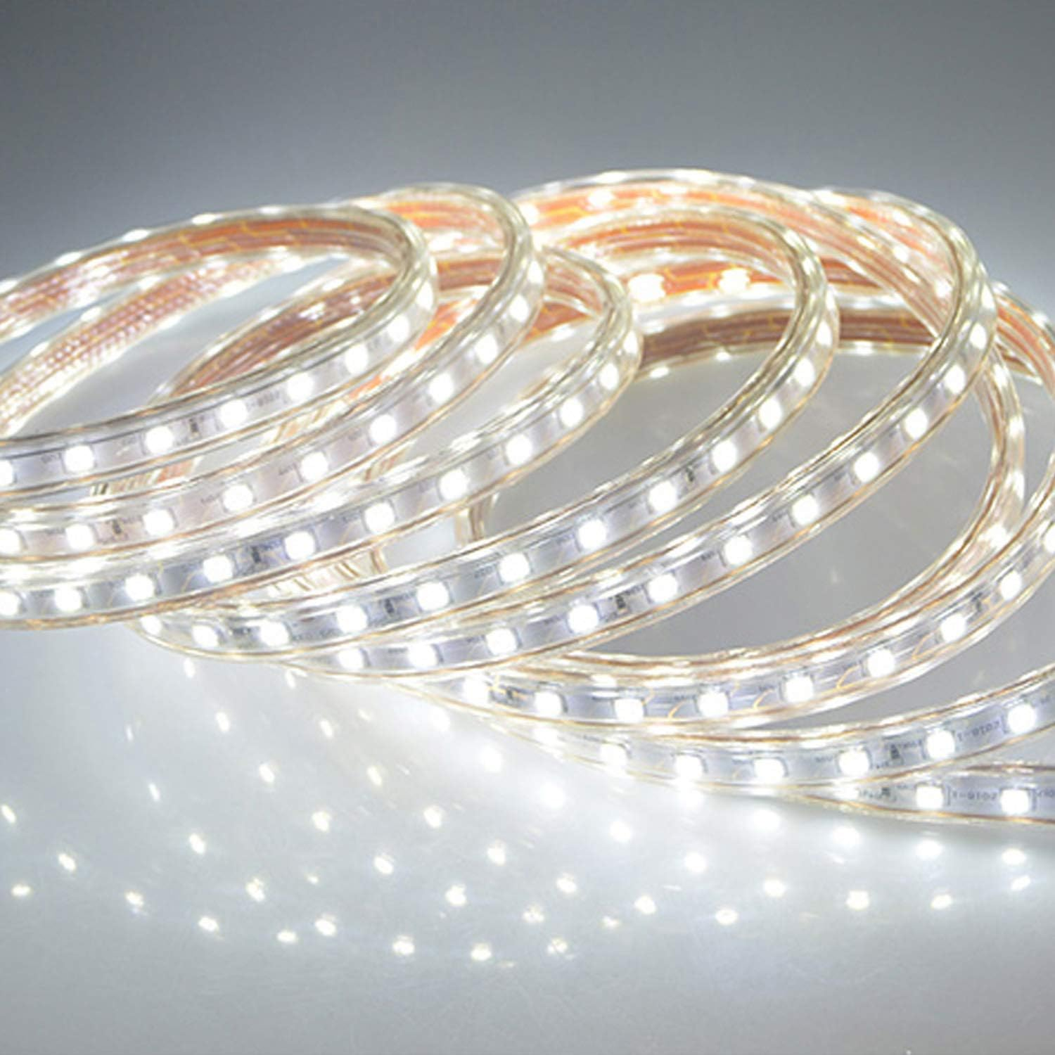 FOLGEMIR 8 M Cold White LED Strip, 220 V 230 V Light Strip, 60 Leds/M Strip, IP65 Light Tube, Mild Backlight