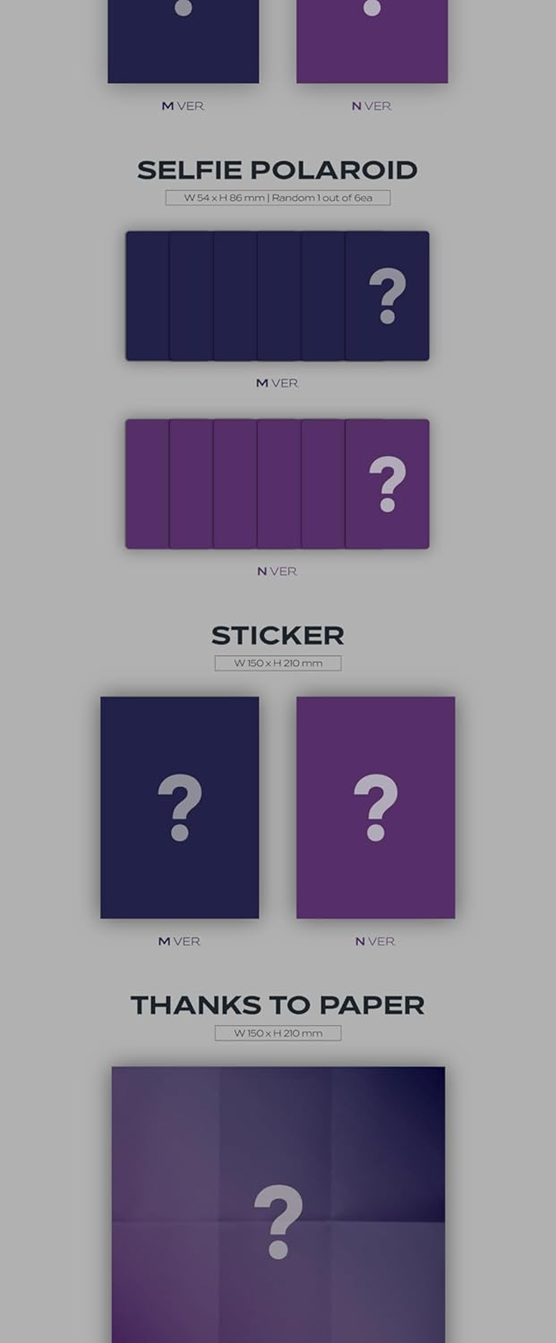 E'LAST Identification 4Th Mini Album N Version Cd+1P Folded Poster on Pack+128P Photobook+1P Photocard+Lyrics Sheet+1P Polaroid+1Ea Sticker+1Ea Thanks to Paper+1Ea Bookmark+Tracking Sealed