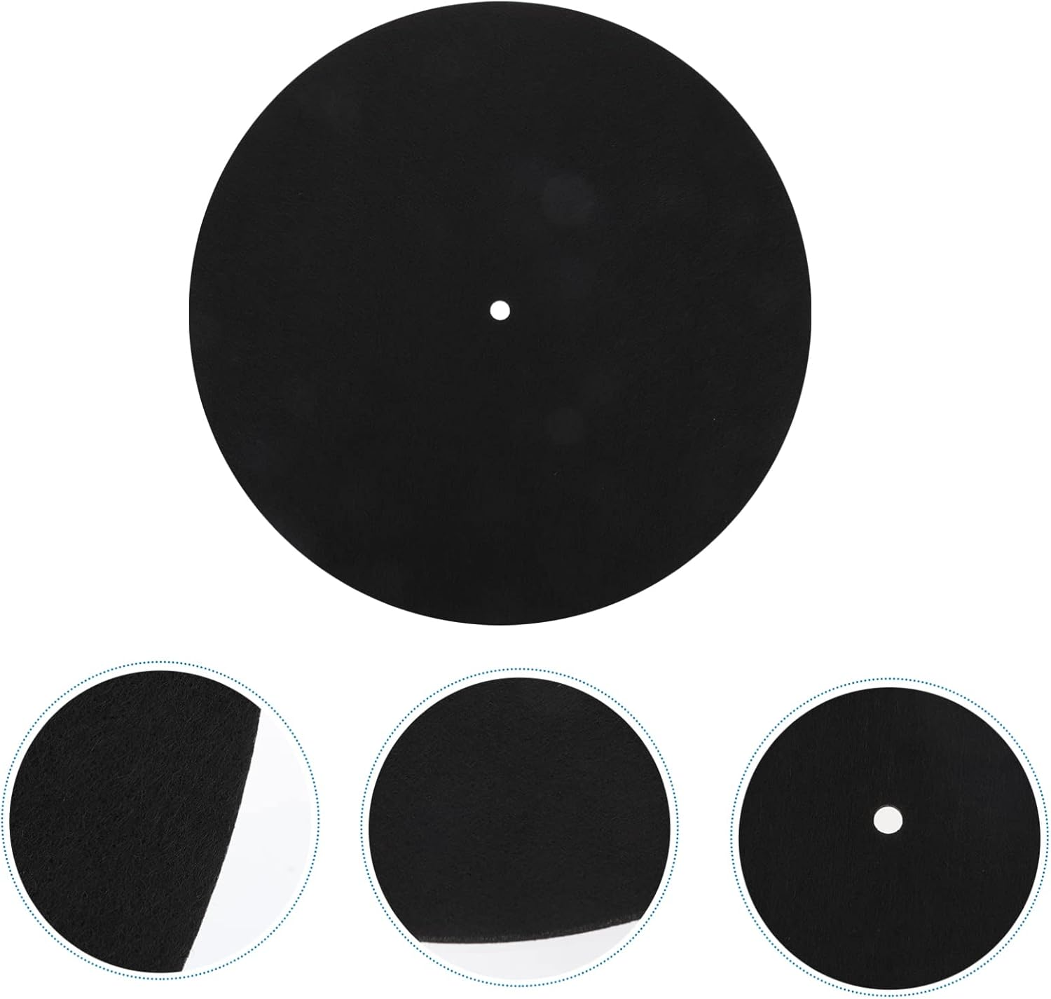 MILISTEN Turntable Slipmat Turntable Mat 10 Inch 3Mm Thickness Felt Disc Pad Vinyl Record Mat Record Player Accessories image number 5