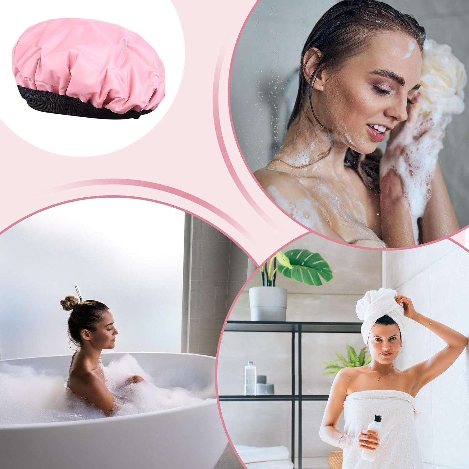 Cordless Heat Cap for Deep Conditioning,Heat Hair Care Microwave Cap - Cordless Deep Conditioning Cap for Natural Curly Textured Hair Care, Drying, Styling image number 6